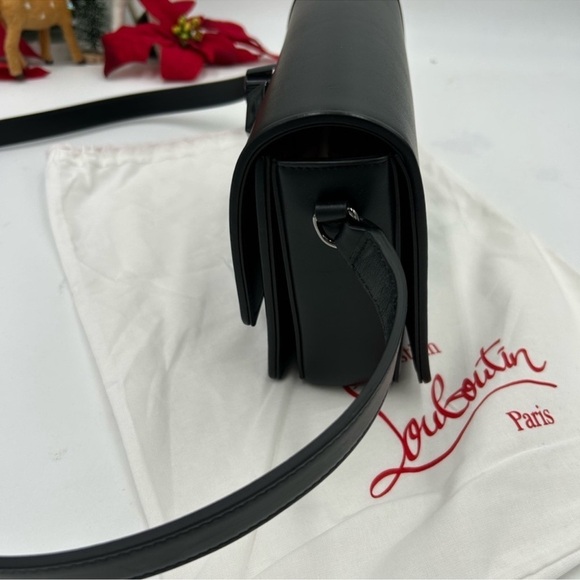Women’s Christian Louboutin carasky spiked Crossbody bag made in Italy - Picture 6 of 12